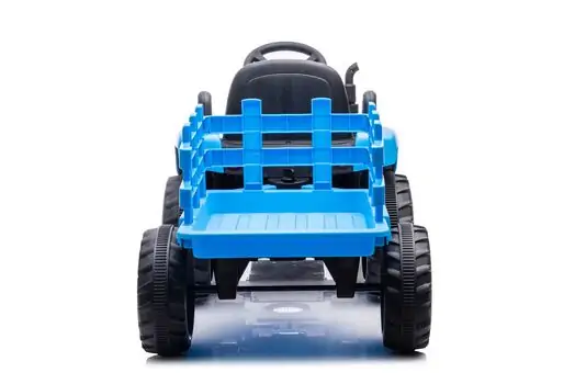 Blue Tractor With Trolley - საბავშვო ტრაქტორი, 5 image