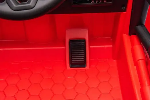 Jeep Wrangler Sport Car Red - ელექტრო მანქანა კაუჩუკის საბურავებით, 10 image