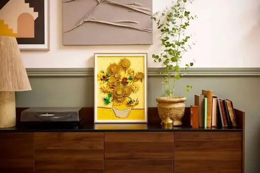 Lego Art 31215 Vincent van Gogh – Sunflowers, 9 image