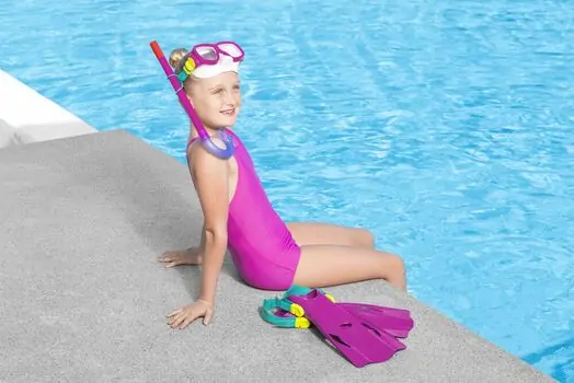 Bestway 25019 Diving Set Purple -  წყლის აქსესუარების ნაკრები, 9 image