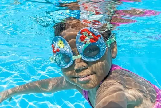 Bestway 9103C Goggles Deluxe Little Mermaid Princess Ariel  წყლის სათვალე, 9 image