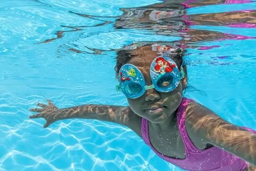 Bestway 9103C Goggles Deluxe Little Mermaid Princess Ariel  წყლის სათვალე, 8 image