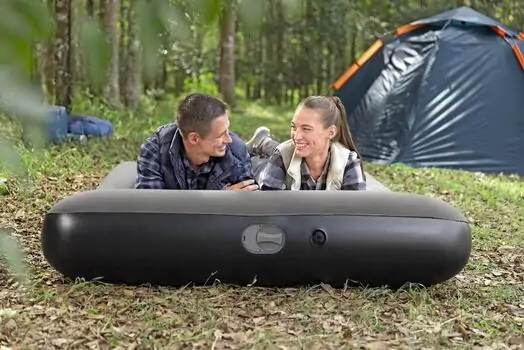 Bestway 671BS Tritech Air Mattress Queen Built-in USB pump - გასაბერი ლეიბი, 4 image