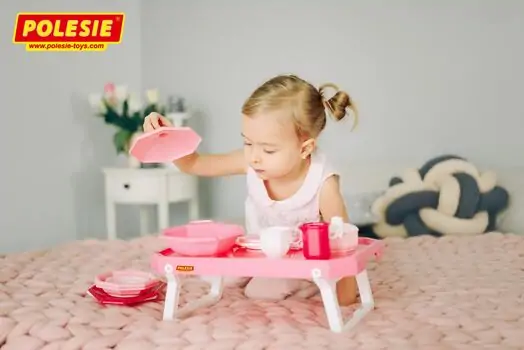 Polesie-ს სათამაშო ჭურჭლის ნაკრები POLESIE 61737 Retro Tableware Set, 29 pieces, 3 image
