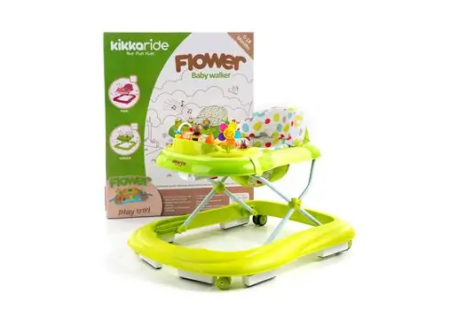 KikkaBoo-ს ჭოჭინა Walker Flowers Green, 8 image