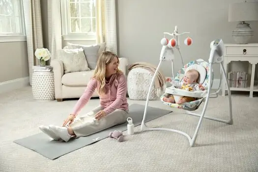 Graco LOVIN HUG Patchwork ახალშობილის ელექტრო შეზლონგი, 9 image