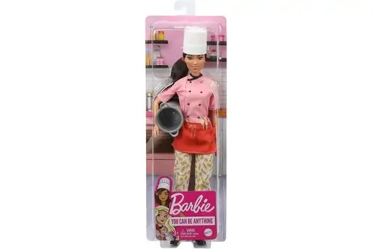 Barbie You Can Be Anything Pasta Chef  Doll Gtw38 მზარეული ბარბი, 5 image