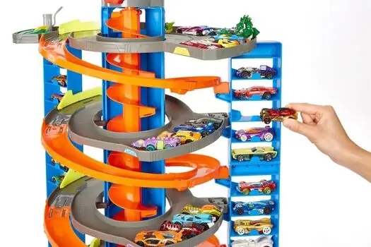 Hot Wheels Mega Garage For Kids MTL-GTT95 სათამაშო პარკინგი, 8 image