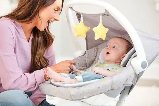 Graco MOVE WITH ME STARGAZER ახალშობილის ელექტრო შეზლონგი, 8 image