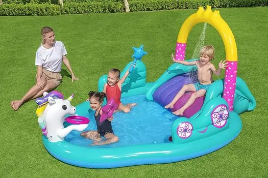 Bestway 53097-Magical Unicorn Carriage Play Center გასართობი ცენტრი