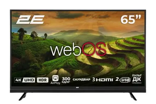 ტელევიზორი Smart TV 2E 65A06LW