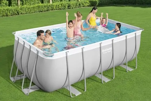 Bestway 56457 Power Steel With Sand Filter and ladder კარკასული აუზი ქვიშის ფილტრით და კიბით, 10 image