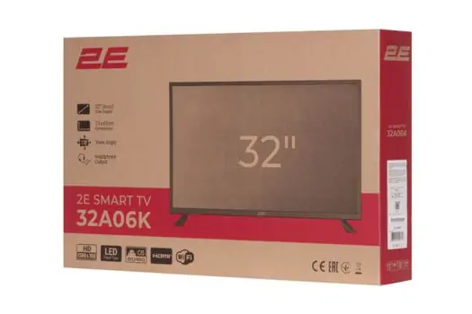 ტელევიზორი 2Е TV LED 32" HD 32A06K Smart Android, Black, 13 image