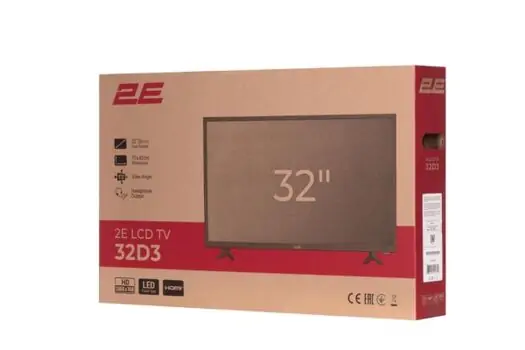 ტელევიზორი 2Е TV LED 32" HD 32D3, Black, 13 image