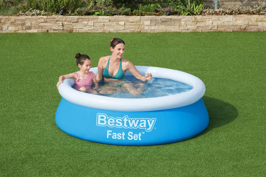bestway 57392 Fast Set Round Inflatable Pool გასაბერი აუზი, 3 image