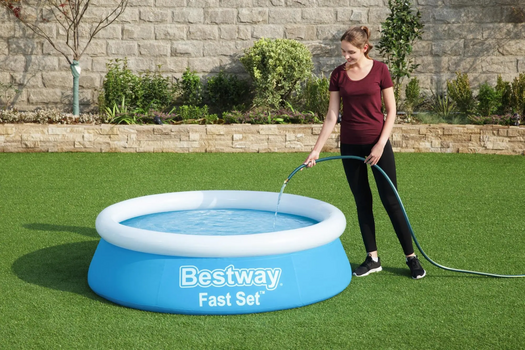 bestway 57392 Fast Set Round Inflatable Pool გასაბერი აუზი, 4 image