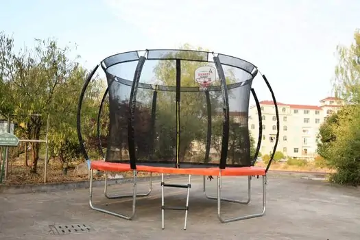 METAL & PLASTIC TRAMPOLINE 305 cm 10FT ბატუტი