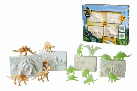 Nature World Dino Big Excavation Set აღმოაჩინე დინოზავრების ჩონჩხი