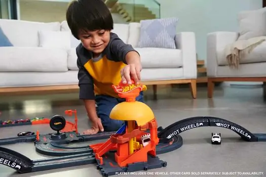 Hot Wheels City Burger Drive-thru Playset ჰოთ ვილსის ტრასა, 3 image