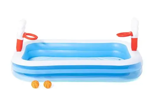 Bestway 54122 H2OGO Basketball Play Pool With Two Balls გასაბერი აუზი კალათბურთის ფარით, 4 image