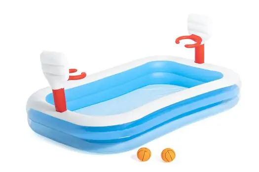 Bestway 54122 H2OGO Basketball Play Pool With Two Balls გასაბერი აუზი კალათბურთის ფარით, 3 image