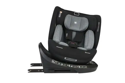 Kikkaboo i-Hike i-SIZE Dark Grey -  მანქანის სავარძელი (ქარსითი), 6 image