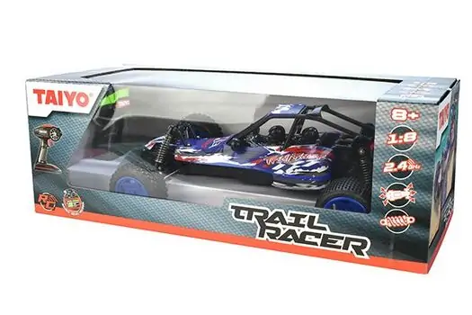 Taiyo Trail Racer R/C Car Blue - საბავშვო სათამაშო მანქანა დისტანციური მართვით, 4 image