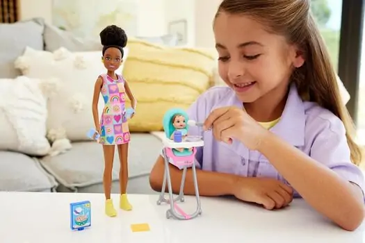 Barbie Skipper Babysitters Inc & Playset HTK34	- ბარბის თოჯინა აქსესუარებით, 6 image