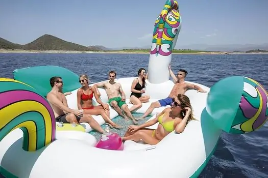 Bestway 43228 Giant Unicorn Island - გასაბერი უნიქორნი, 10 image