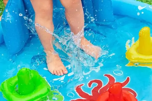 Bestway 52568 Lil' SeaShapes Shaded Baby Pool - გასაბერი აუზი, 19 image