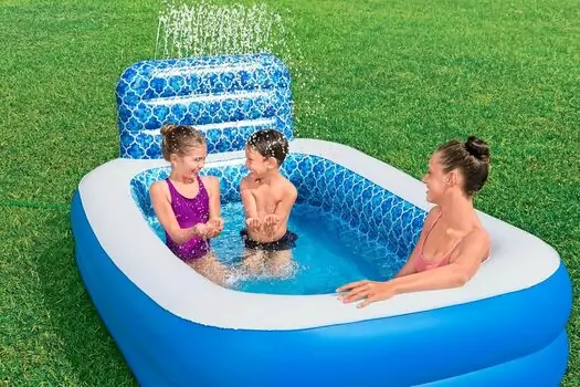 Bestway 54451 Waterfall Oasis Sprinkler Family Pool - გასაბერი აუზი, 9 image