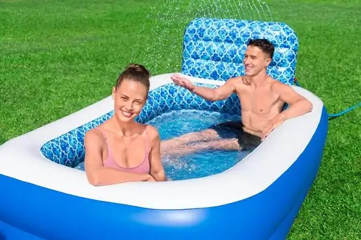 Bestway 54451 Waterfall Oasis Sprinkler Family Pool - გასაბერი აუზი, 8 image