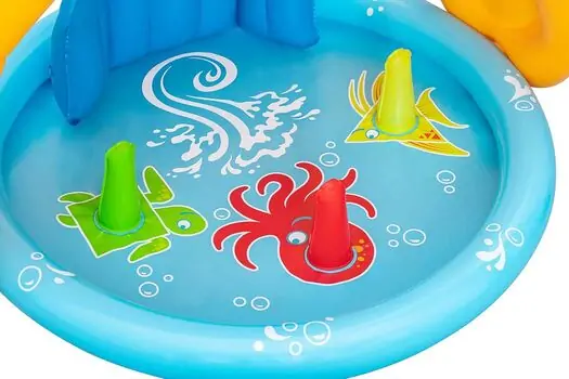 Bestway 52568 Lil' SeaShapes Shaded Baby Pool - გასაბერი აუზი, 9 image