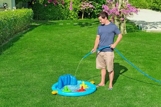 Bestway 52568 Lil' SeaShapes Shaded Baby Pool - გასაბერი აუზი, 20 image