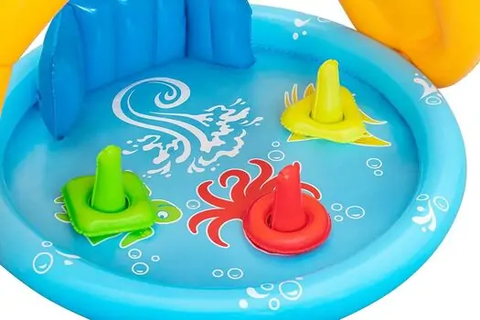 Bestway 52568 Lil' SeaShapes Shaded Baby Pool - გასაბერი აუზი, 7 image