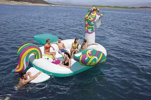 Bestway 43228 Giant Unicorn Island - გასაბერი უნიქორნი, 2 image