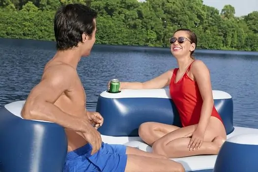 Bestway 43536 Lazy Dayz Island - გასაბერი კუნძული, 11 image