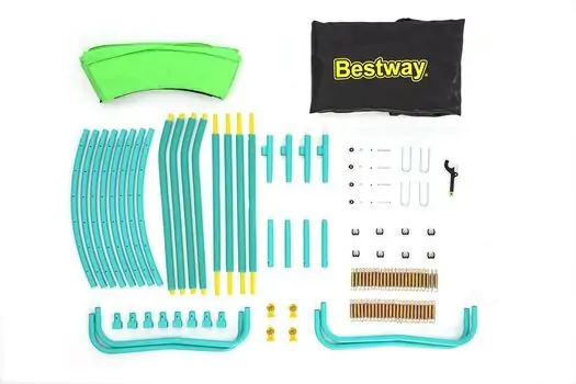 Bestway 59102  Xtreme Air Trampoline 2.44m x 2.50m  - ბატუტი (8 FT), 13 image