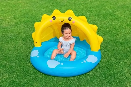 Bestway 52637 Sunny Days Shaded Kiddie Pool - გასაბერი აუზი, 10 image