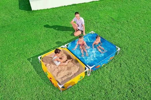 Bestway 561CF My First Frame Pool And Sandpit - კარკასული აუზი და ქვიშის აუზი, 2 image
