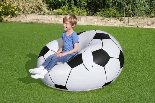 Bestway 75010 Beanless Soccer Ball Chair - გასაბერი სავარძელი, 5 image