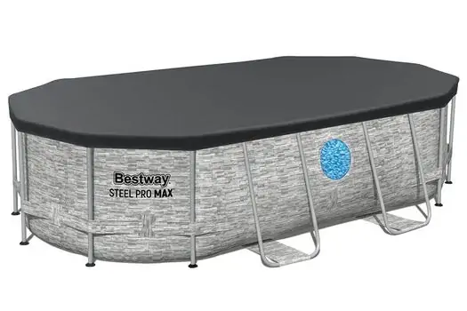 Bestway 56714 Power Steel Swim Vista Series Oval Pool Set With Filter And Ladder - კარკასული აუზი კარტრიჯული ფილტრით და კიბით, 3 image