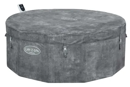 Bestway 6001V Carrara ThermaCore UltraFit Smart AirJet 6 Grey Stone Round - გასაბერი ჯაკუზი, 3 image