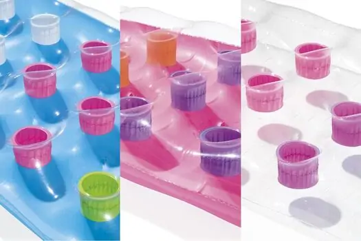 Bestway 43040 Summer Colors Transparent Floating Mat - გასაბერი ლეიბი, 6 image