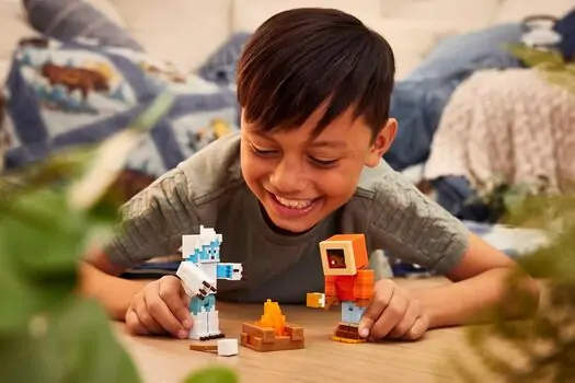 Minecraft Creator Series Camp Enderwood Steve and Mob Figures - მაინქრაფთის სათამაშო ფიგურები, 2 image