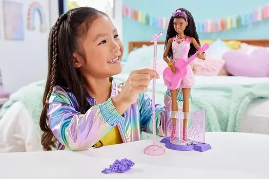 Barbie 65th Anniversary Doll Pop Star Set - ბარბის სათამაშო თოჯინა, 2 image