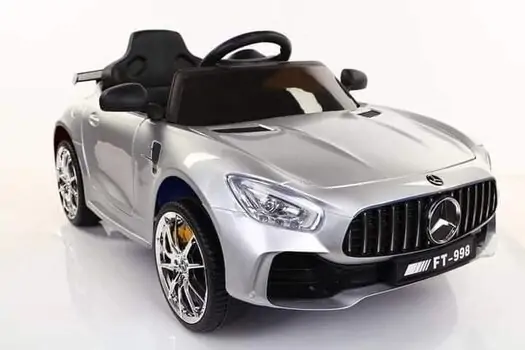 Mercedes Benz AMG Silver - ელექტრო მანქანა კაუჩუკის საბურავებით