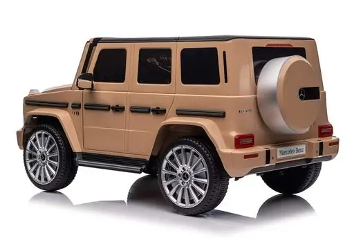 Mercedes-Benz G500 Car Cameo Brown- ელექტრო მანქანა კაუჩუკის საბურავებით, 5 image
