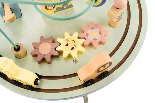 My Forest Friends Round Activity Table - განსავითარებელი ხის მაგიდა, 3 image