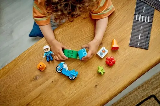 Lego Duplo 10471 Blue Police Motorcycle, 9 image